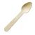 Cucharita de madera 120 mm. postres y cafés