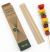 Brocheta recta pincho madera 15 cm Ø3mm. 