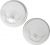 Tapa Vaso SIP cerrada PS 8 y 12oz Ø 80mm. blanca