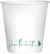 Vaso en cartón blanco 3oz 90 ml. 