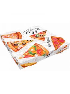 Caja cartón para Pizza pequeña 26 x 26 cm