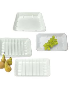 Bandeja de fibra de Caña