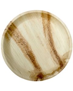 Plato de hoja de palma redondo Ø30 cm.