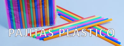 Pajitas de plástico