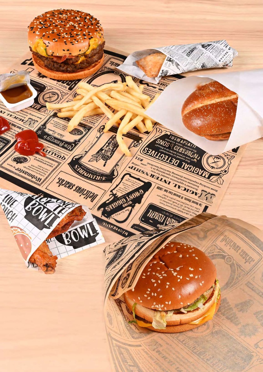 Papeles antigrasa. Diversos motivos.