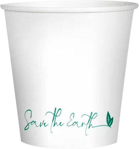 Vaso en cartón blanco 3oz 90 ml